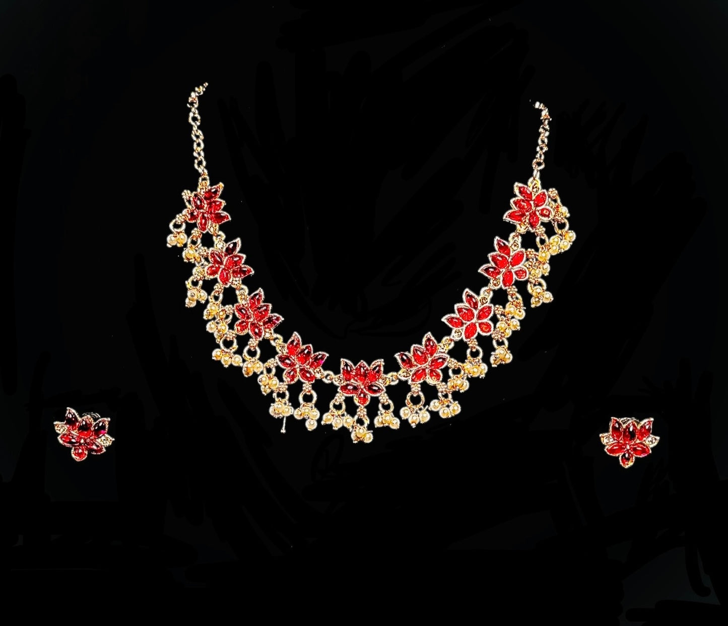 Onam Lotus Necklace